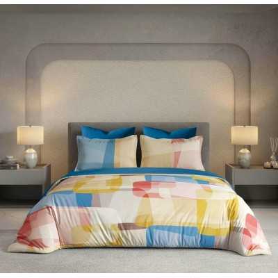 Lenjerie de pat 100% bumbac – imprimeu digital – cu elastic – 6 piese | 14796-PR