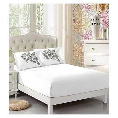 Lenjerie de pat 100% bumbac – cu elastic – 4 piese | 14886-PR