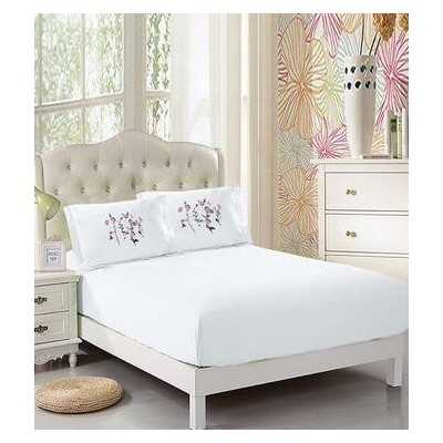 Lenjerie de pat 100% bumbac – cu elastic – 4 piese | 14892-PR