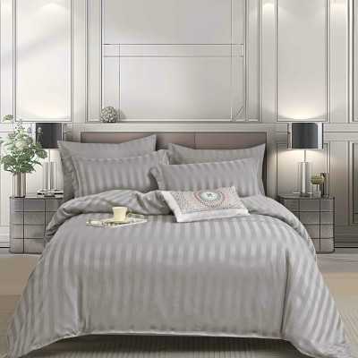 Lenjerie de pat damasc Premium cu elastic – 6 piese | 14898-PR