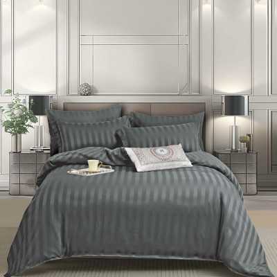 Lenjerie de pat damasc Premium cu elastic – 6 piese | 14909-PR