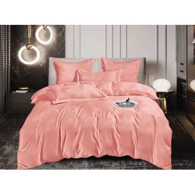 Lenjerie de pat 100% bumbac Jacquard cu elastic – 6 piese | 14964-CL