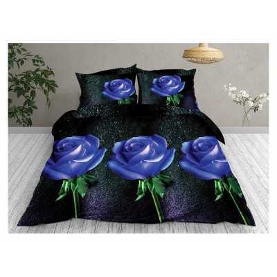 Lenjerie de pat bumbac satinat 3D – 4 piese | 648