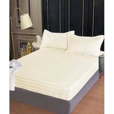 Lenjerie de pat damasc Deluxe gama Horeca – cu elastic – 4 piese | 15048-PR