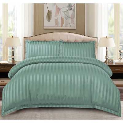 Lenjerie de pat damasc Deluxe gama Horeca – cu elastic – 4 piese | 15049-PR