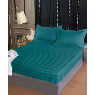 Lenjerie de pat damasc Deluxe gama Horeca – cu elastic – 4 piese | 15052-PR