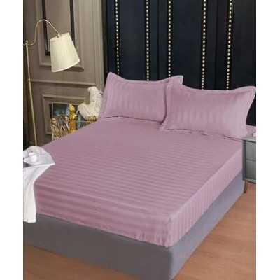 Lenjerie de pat damasc Deluxe gama Horeca – cu elastic – 4 piese | 15054-PR