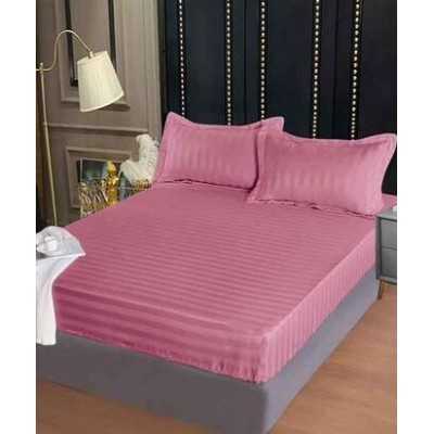 Lenjerie de pat damasc Deluxe gama Horeca – cu elastic – 4 piese | 15056-PR