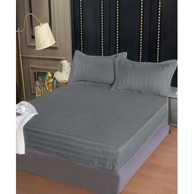 Lenjerie de pat damasc Deluxe gama Horeca – cu elastic – 4 piese | 15059-PR