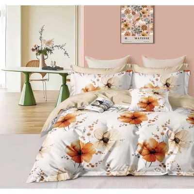 Lenjerie de pat bumbac finet cu elastic – 6 piese | 15328-SN