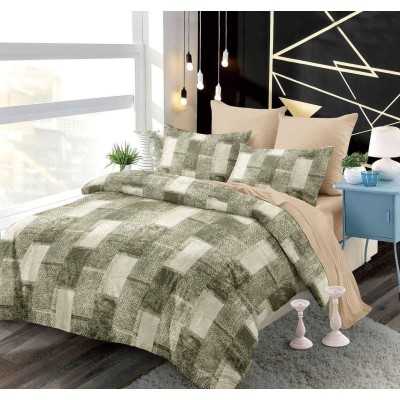 Lenjerie de pat bumbac finet cu elastic – 6 piese | 15417-PR