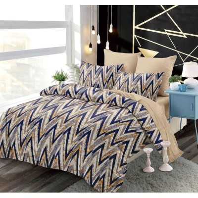 Lenjerie de pat bumbac finet cu elastic – 6 piese | 15422-PR