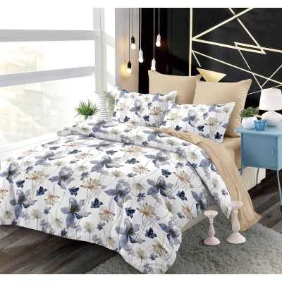 Lenjerie de pat bumbac finet cu elastic – 6 piese | 15426-PR