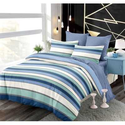 Lenjerie de pat bumbac finet cu elastic – 6 piese | 15428-PR