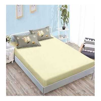 Lenjerie de pat bumbac finet cu elastic – 6 piese | 15482-PR