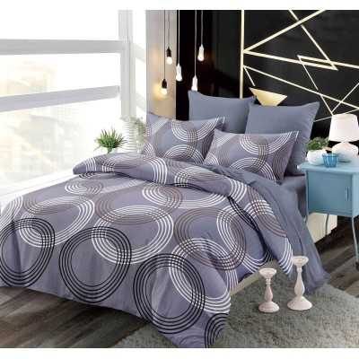 Lenjerie de pat bumbac finet cu elastic – 6 piese | 15506-PR