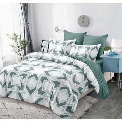 Lenjerie de pat bumbac finet cu elastic – 6 piese | 15507-PR