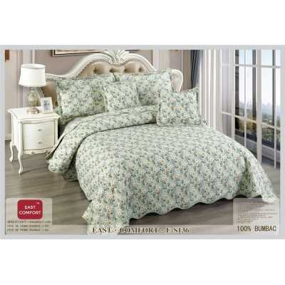 Cuvertura de pat 100% bumbac – 5 piese | 15552-CH