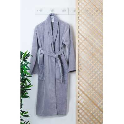 Halat de baie – Gri – 100% Bumbac | 3907