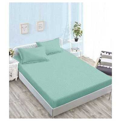 Lenjerie de pat damasc Premium gama Horeca – cu elastic – 4 piese | 15813-SN