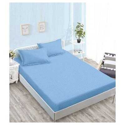 Lenjerie de pat damasc Premium gama Horeca – cu elastic – 4 piese | 15818-SN