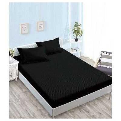 Lenjerie de pat damasc Premium gama Horeca – cu elastic – 4 piese | 15821-SN