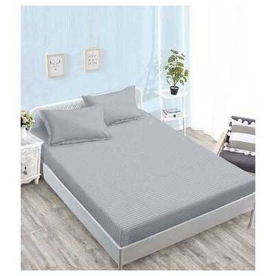 Lenjerie de pat damasc Premium gama Horeca – cu elastic – 4 piese | 15823-SN