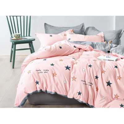 Lenjerie de pat bumbac satinat – 4 piese | 15851-TL