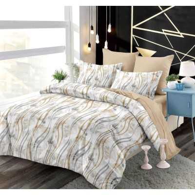 Lenjerie de pat bumbac finet cu elastic – 6 piese | 16095-PR