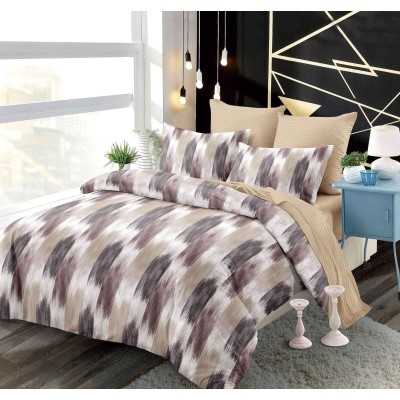 Lenjerie de pat bumbac finet cu elastic – 6 piese | 16101-PR