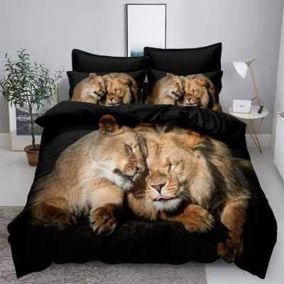 Lenjerie de pat bumbac finet 3D Premium – 6 piese | 16104-CL