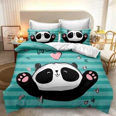 Lenjerie de pat bumbac finet 3D Premium – 6 piese | 16108-CL