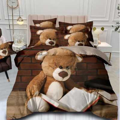 Lenjerie de pat bumbac finet 3D Premium – 6 piese | 16119-CL