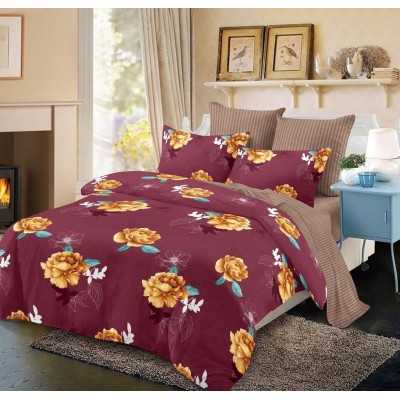 Lenjerie de pat bumbac finet cu elastic – 6 piese | 16211-V