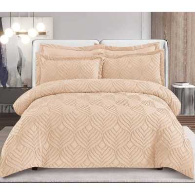 Lenjerie de pat bumbac PREMIUM Velvet Jacquard GROFAT – 6 piese | 16219-SE