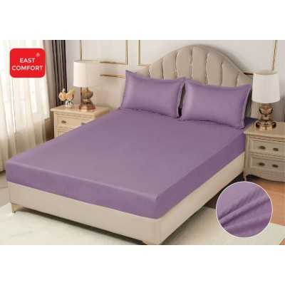 Husa de pat bumbac Damasc Hotelier – cu elastic – 3 piese | 16323-CH