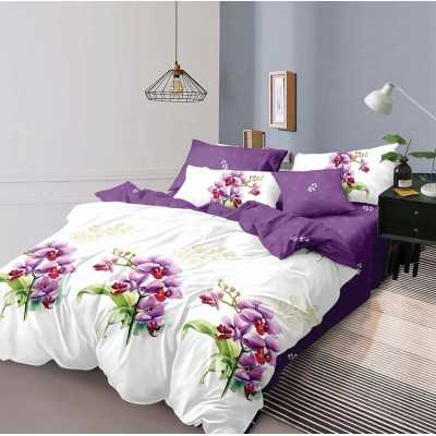 Lenjerie de pat bumbac finet cu elastic – Premium – 6 piese | 16534-VH