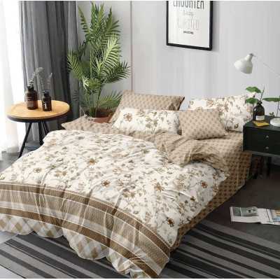 Lenjerie de pat bumbac finet cu elastic – Premium – 6 piese | 16536-VH