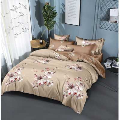 Lenjerie de pat bumbac finet cu elastic – Premium – 6 piese | 16539-VH