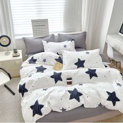 Lenjerie de pat bumbac finet cu elastic – Premium – 6 piese | 16542-VH