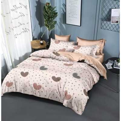 Lenjerie de pat bumbac finet cu elastic – Premium – 6 piese | 16550-VH