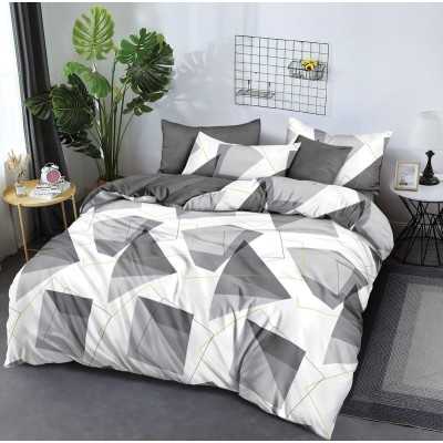 Lenjerie de pat bumbac finet cu elastic – Premium – 6 piese | 16554-VH