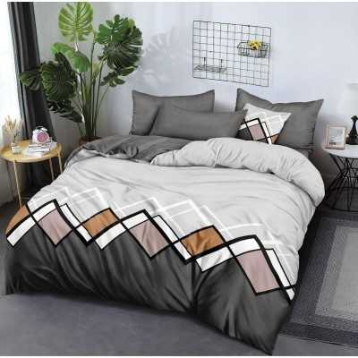 Lenjerie de pat bumbac finet cu elastic – Premium – 6 piese | 16555-VH