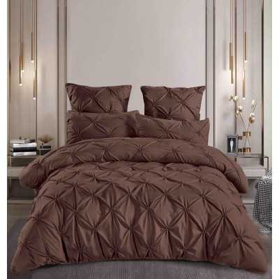 Lenjerie de pat 100% bumbac finet – Deluxe – cu elastic – 6 piese | 16573-PR