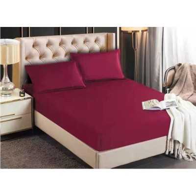 Husa de pat Satin Deluxe – cu elastic – 3 piese | 16586-CH