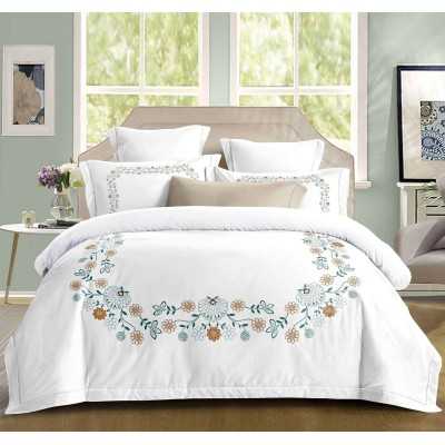 Lenjerie de pat 100% bumbac – cu elastic – 4 piese | 16649-PR