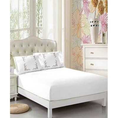 Lenjerie de pat 100% bumbac – cu elastic – 4 piese | 16650-PR