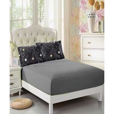 Lenjerie de pat bumbac finet cu elastic – 6 piese | 16659-PR