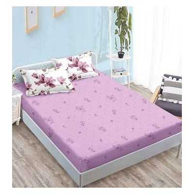 Lenjerie de pat bumbac finet cu elastic – 6 piese | 16668-TL