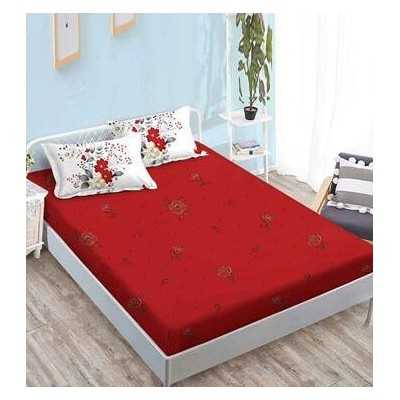 Lenjerie de pat bumbac finet cu elastic – 6 piese | 16670-TL